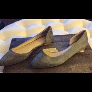 Comfortable Gray Suede look Shoes